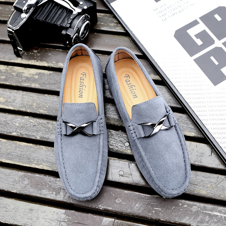Callum | Cross Buckle Loafers