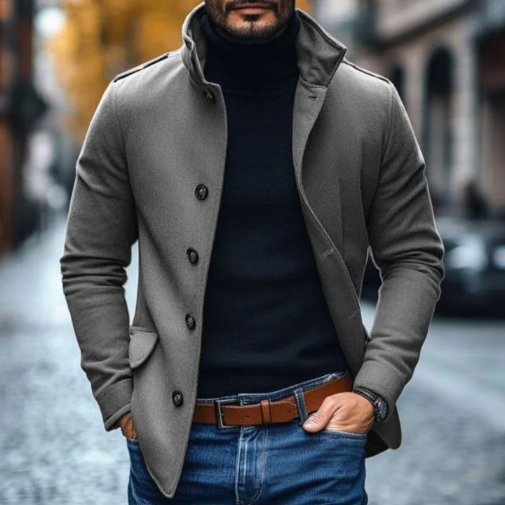Carlo – Men’s Smart Tailored Overcoat