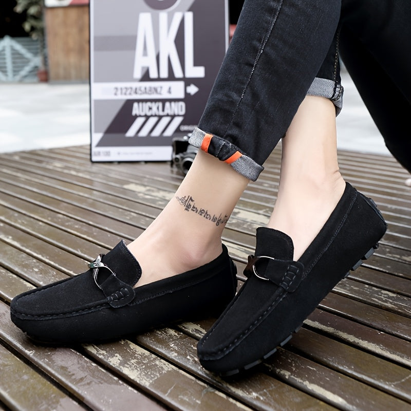 Callum | Cross Buckle Loafers