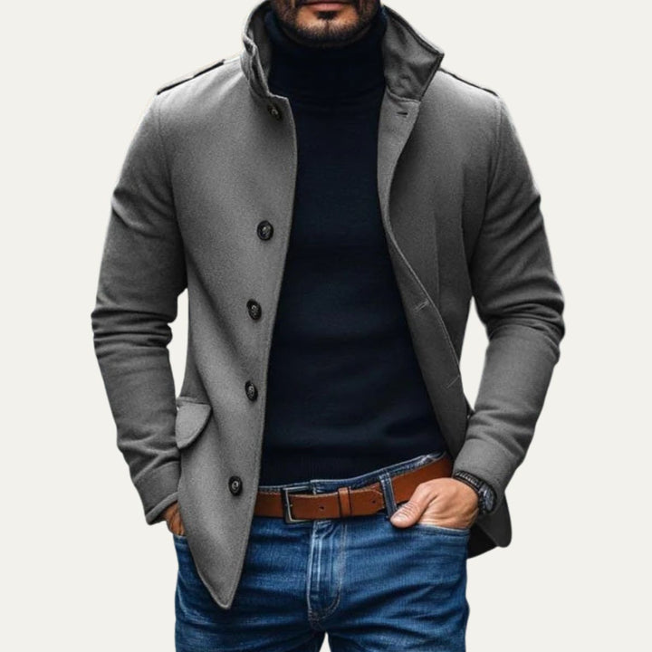 Carlo – Men’s Smart Tailored Overcoat