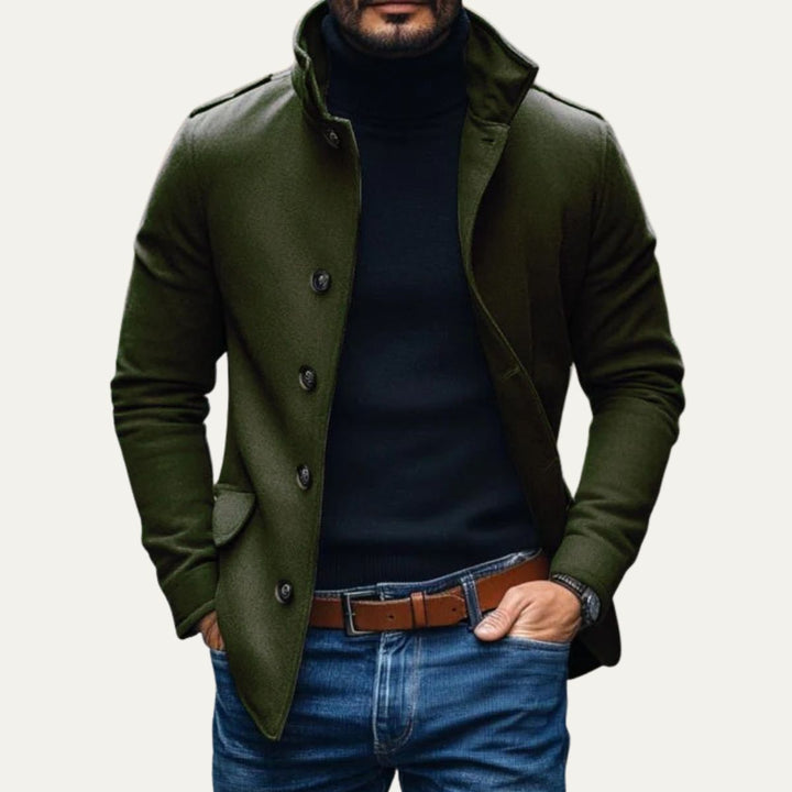 Carlo – Men’s Smart Tailored Overcoat