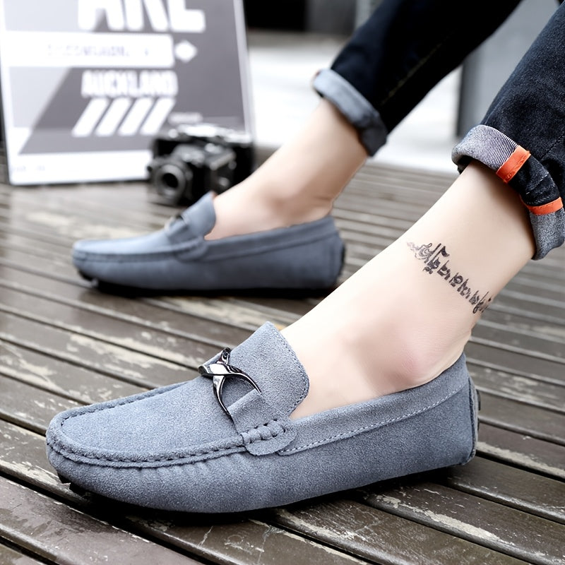 Callum | Cross Buckle Loafers