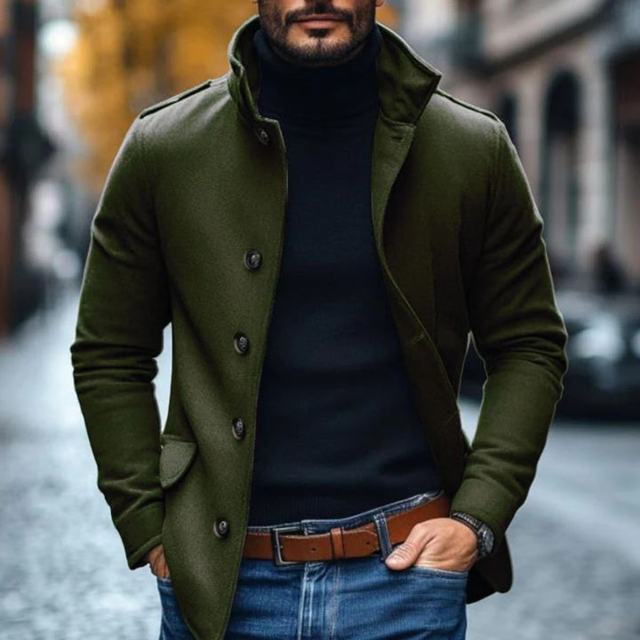 Carlo – Men’s Smart Tailored Overcoat
