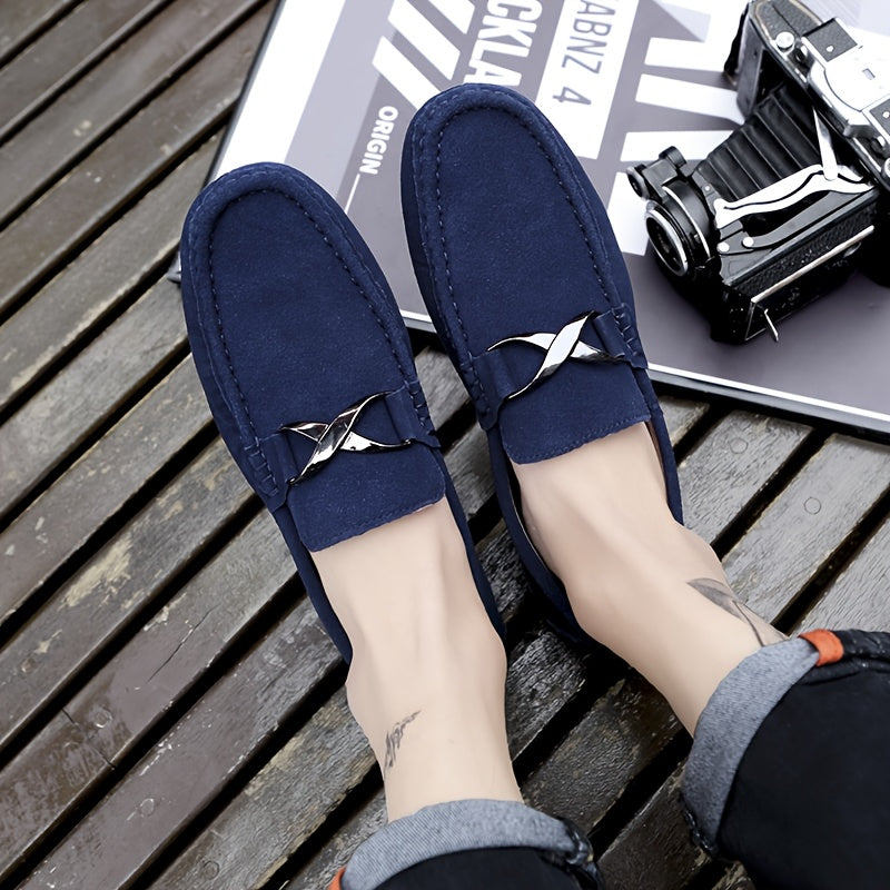 Callum | Cross Buckle Loafers