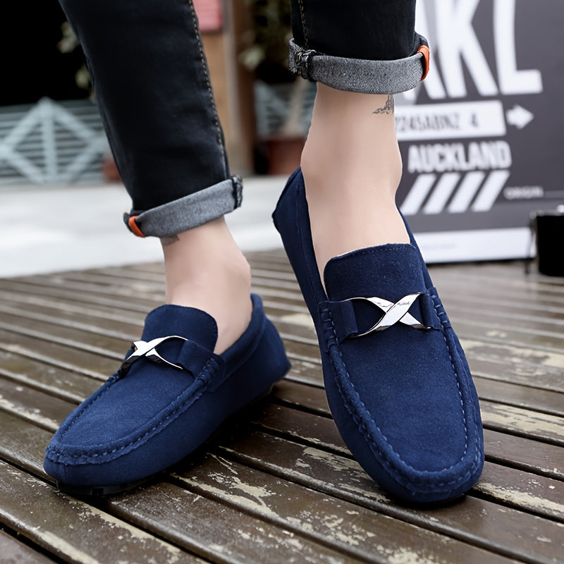 Callum | Cross Buckle Loafers
