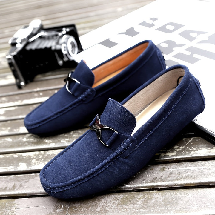 Callum | Cross Buckle Loafers