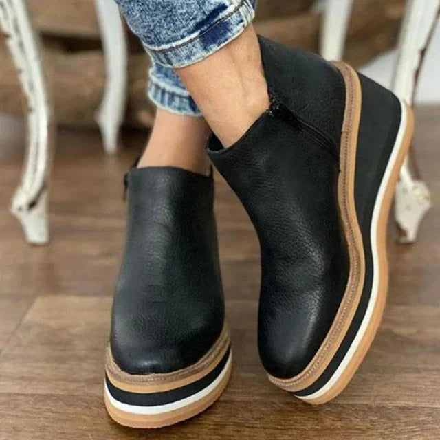 Kamala™  Casual Wedge Ankle Boots