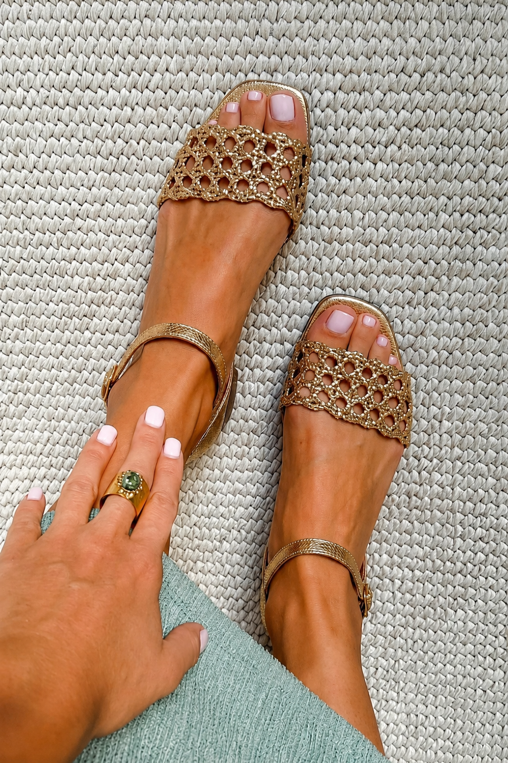 Celeste | Golden Sandals Summer Enchantment