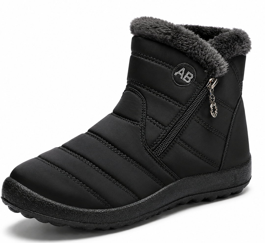 Ruby | Fleece-Lined Zip Snow Boots