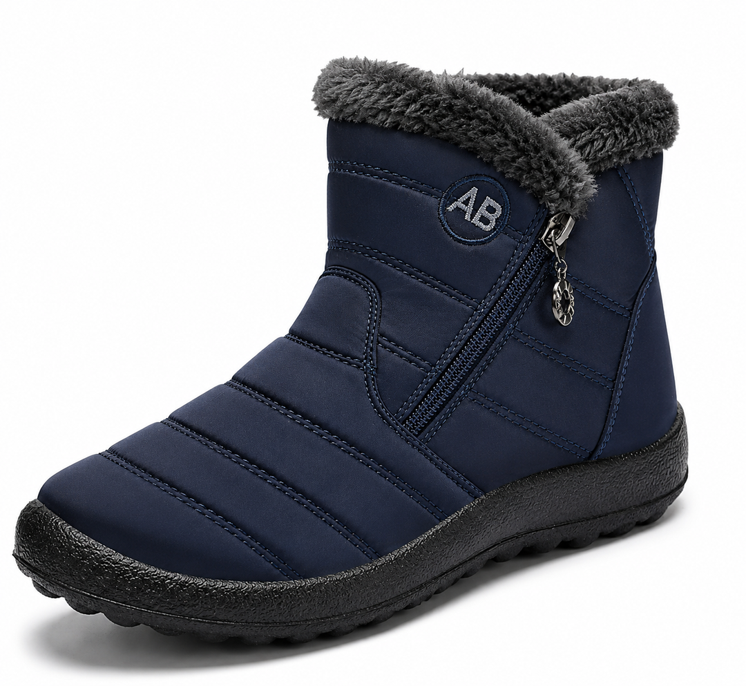 Ruby | Fleece-Lined Zip Snow Boots