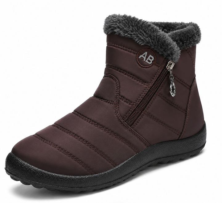Ruby | Fleece-Lined Zip Snow Boots