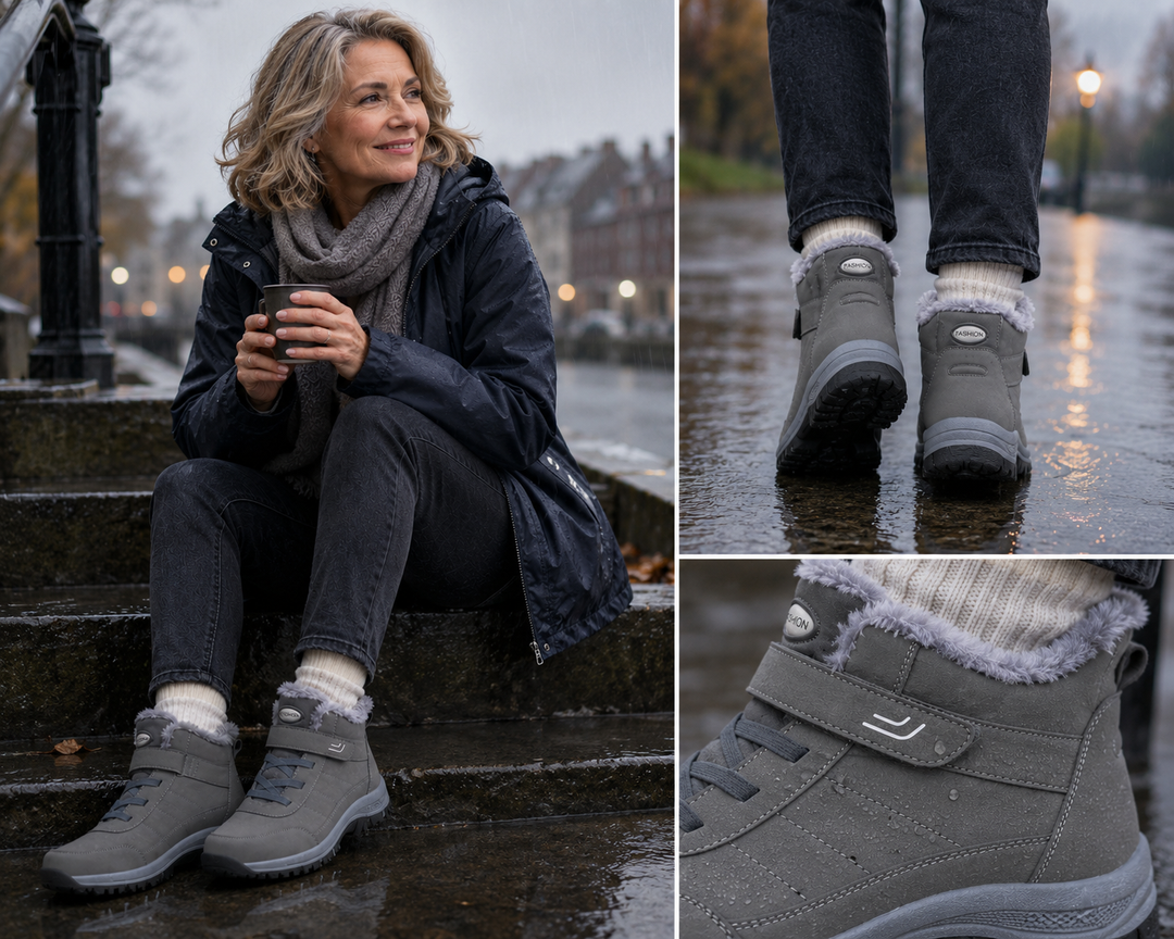 Sierra | Non-Slip Fleece Snow Boots