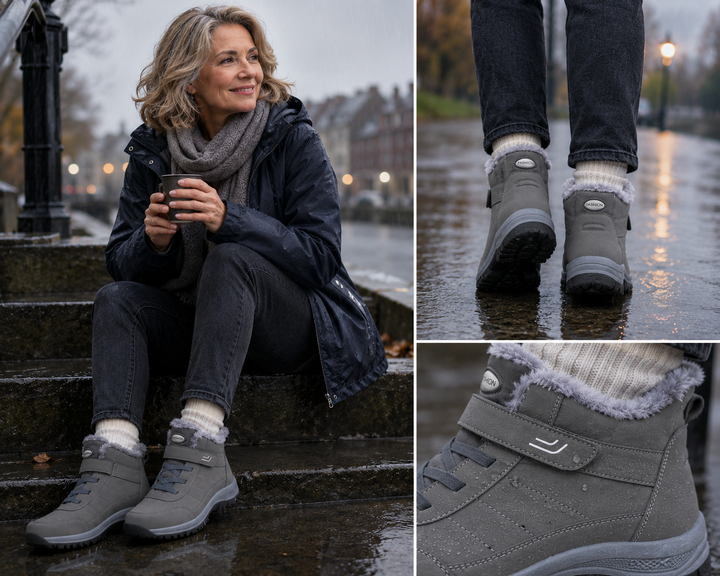 Sierra | Non-Slip Fleece Snow Boots