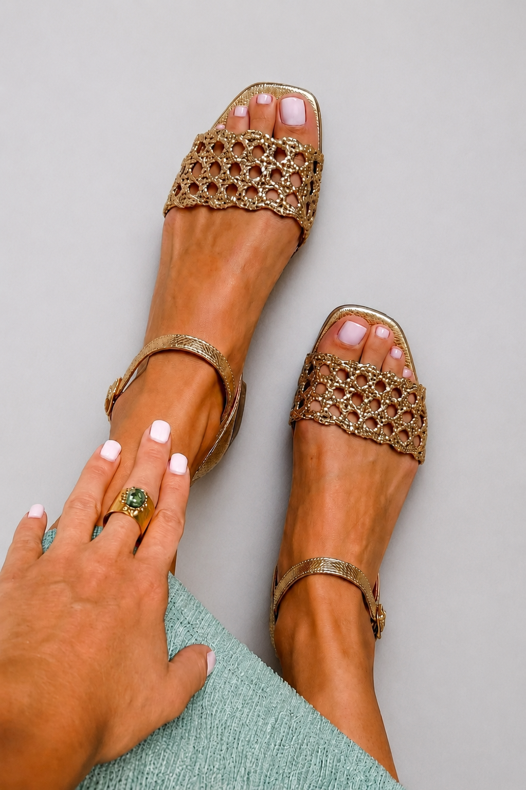 Celeste | Golden Sandals Summer Enchantment