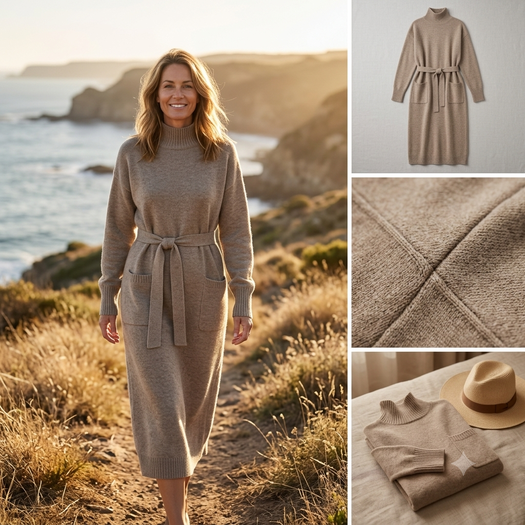Tracy™ Cozy Turtleneck Dress