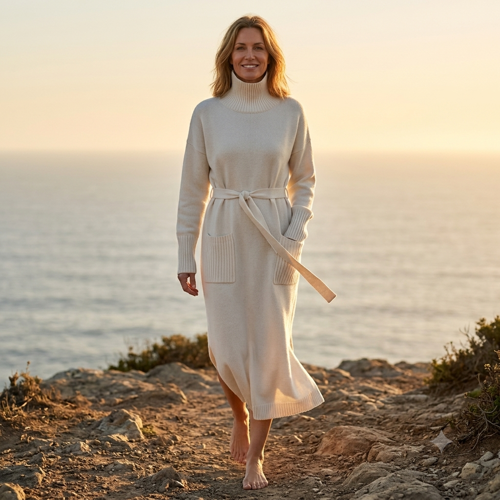 Tracy™ Cozy Turtleneck Dress