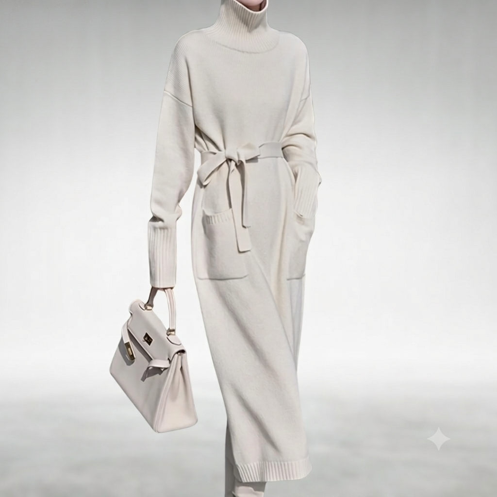 Tracy™ Cozy Turtleneck Dress