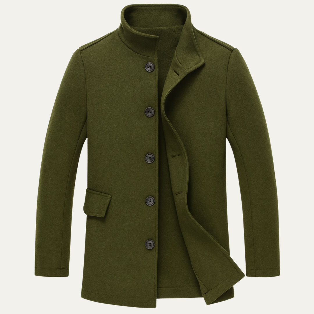 Carlo – Men’s Smart Tailored Overcoat