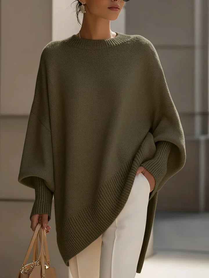 Margaux |Winter Round Neck Knitted Sweater for Women