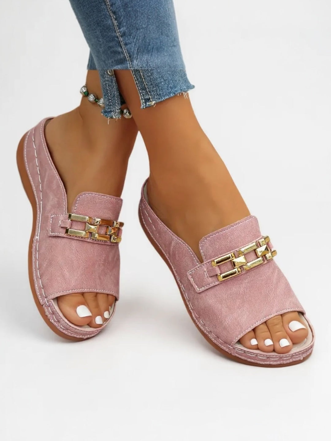 Romy |  Slide Sandals