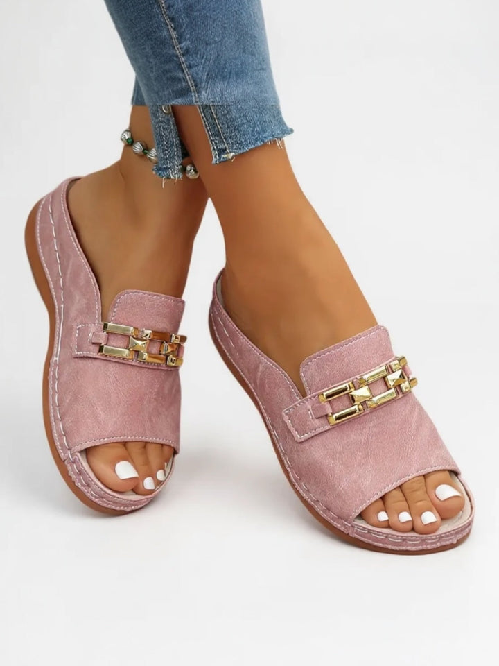 Romy |  Slide Sandals