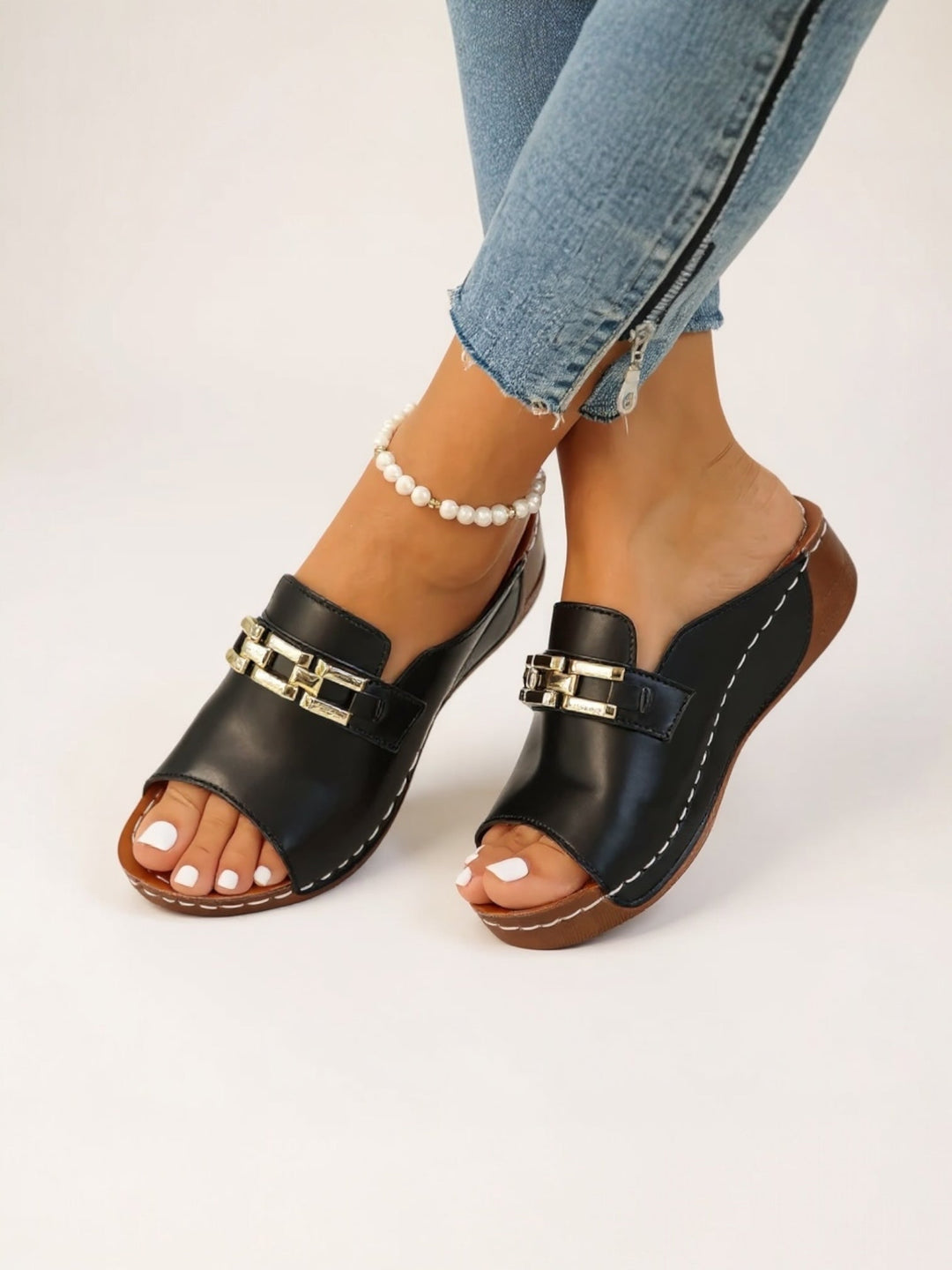 Romy |  Slide Sandals
