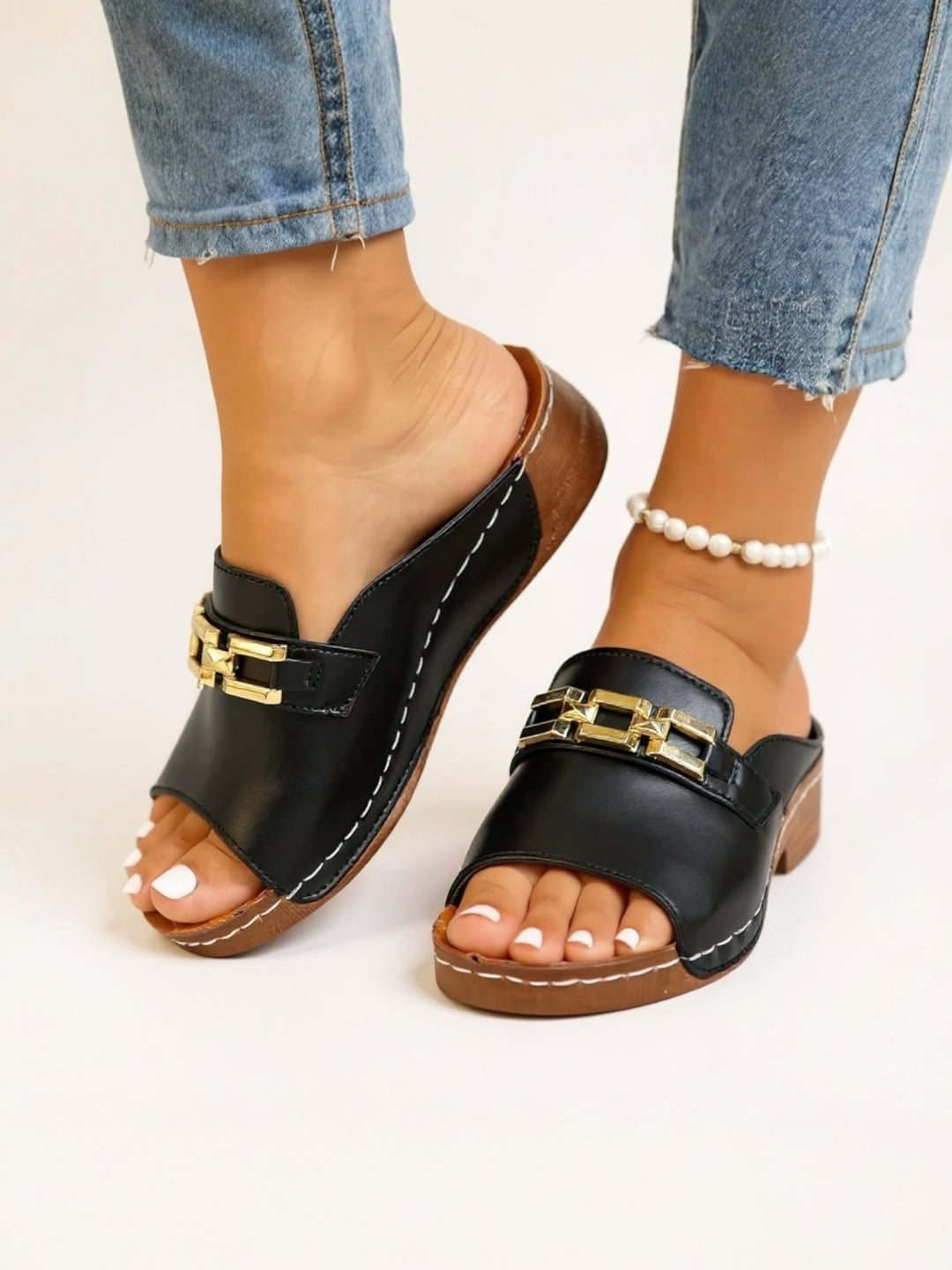 Romy |  Slide Sandals