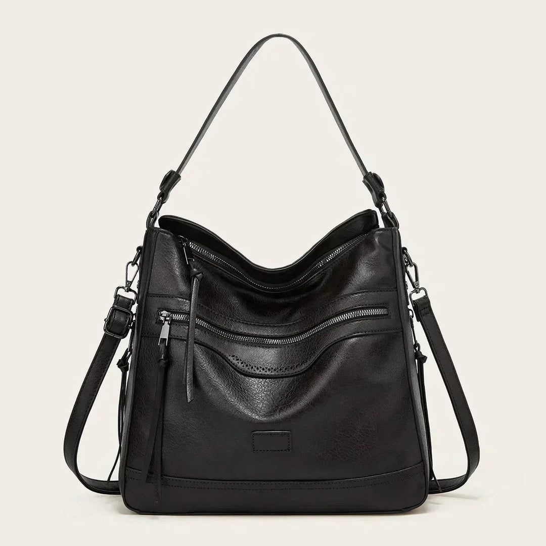 Selena | Leather shoulder bag