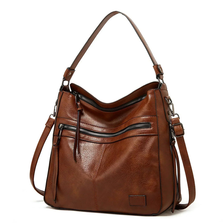 Selena | Leather shoulder bag