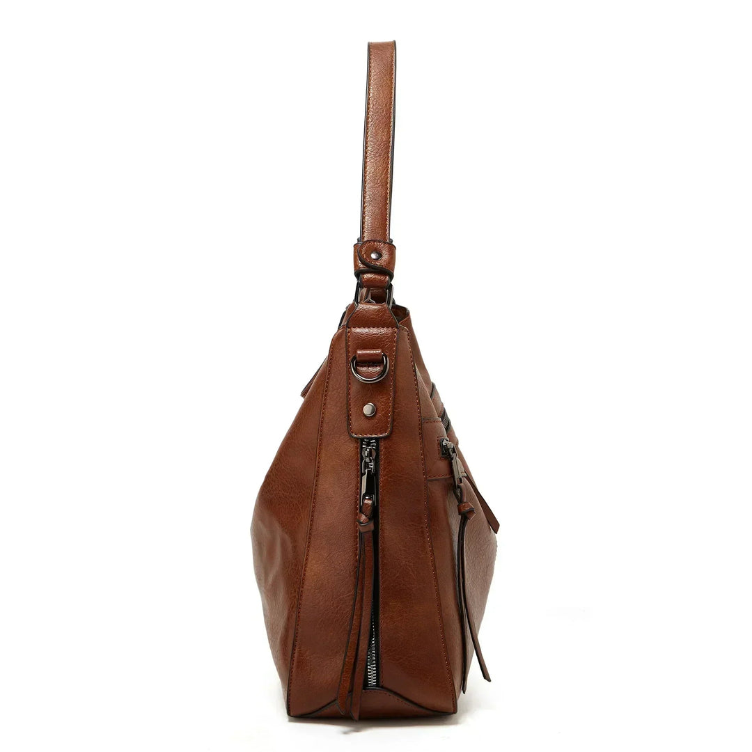 Selena | Leather shoulder bag