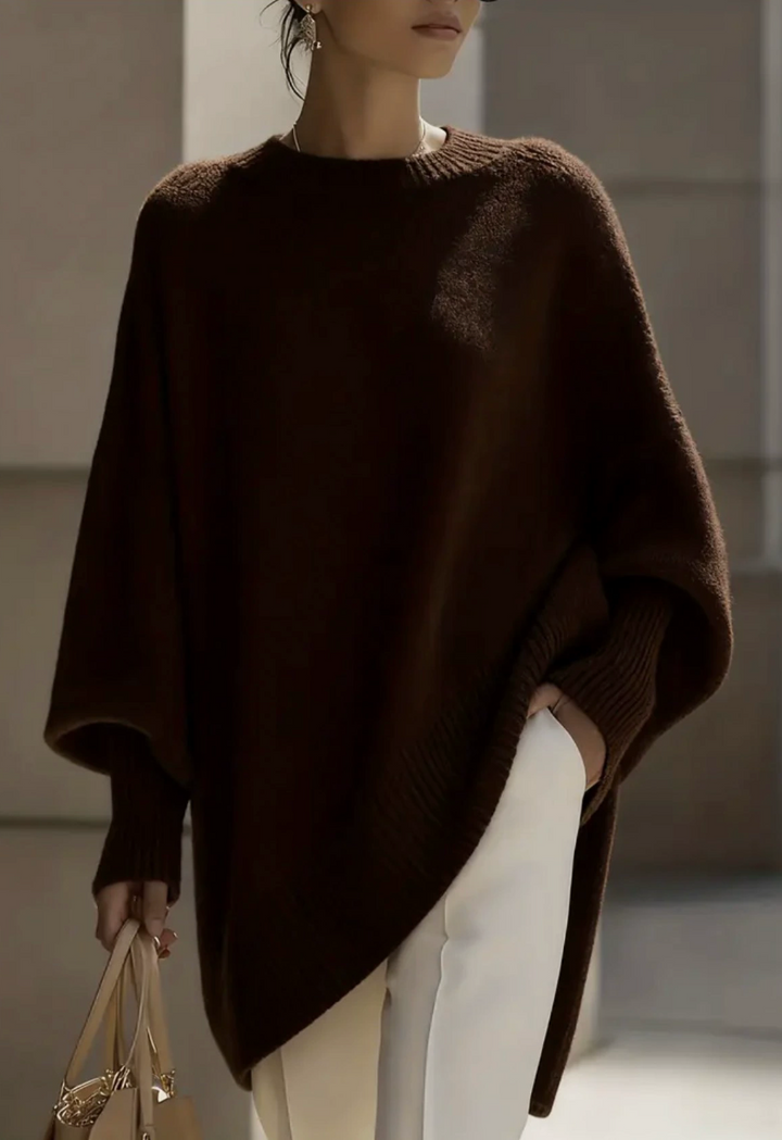 Margaux |Winter Round Neck Knitted Sweater for Women