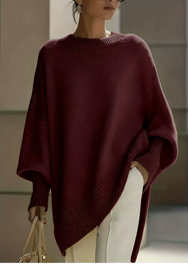 Margaux |Winter Round Neck Knitted Sweater for Women