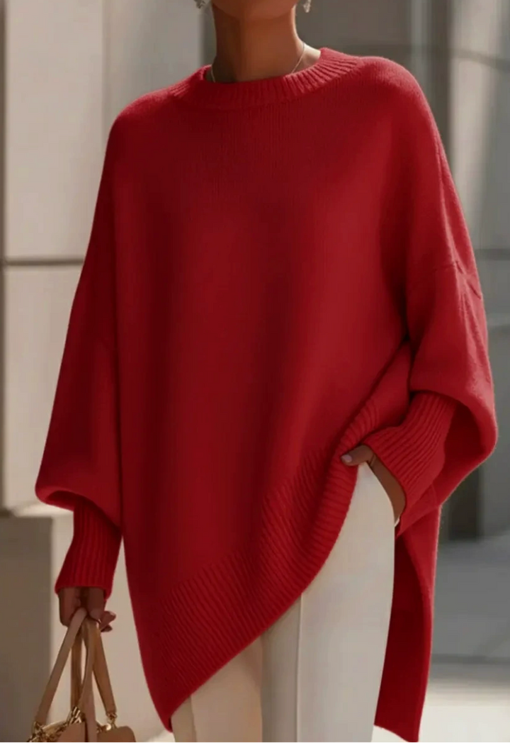 Margaux |Winter Round Neck Knitted Sweater for Women
