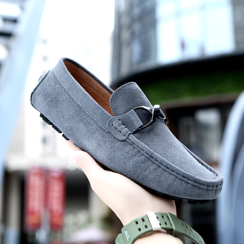 Callum | Cross Buckle Loafers