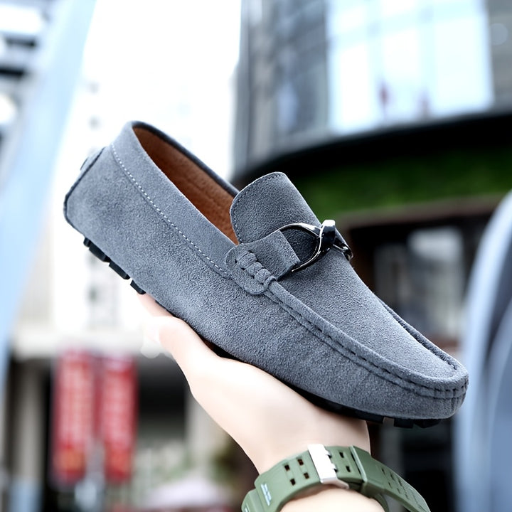 Callum | Cross Buckle Loafers
