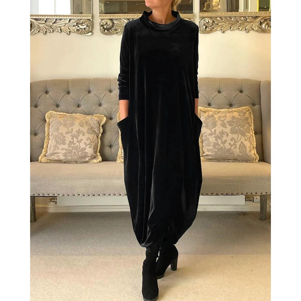 Aria | Elegant Velvet Maxi Dress