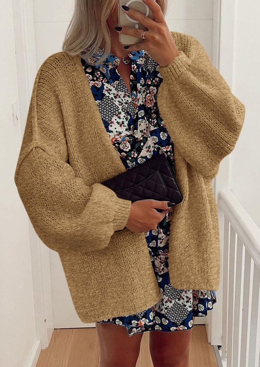 Aria | Oversized Knit Cardigan Sweater