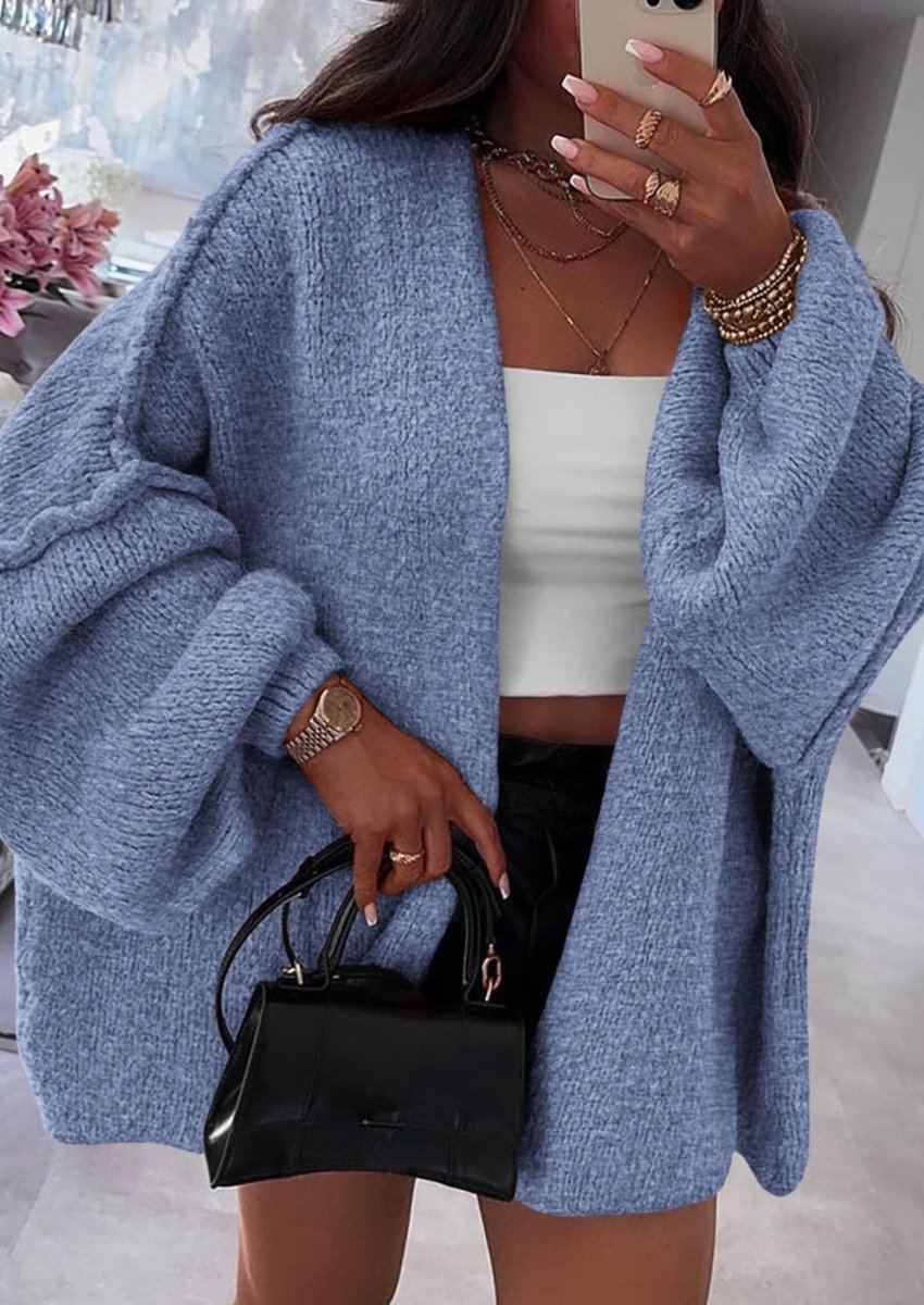 Aria | Oversized Knit Cardigan Sweater
