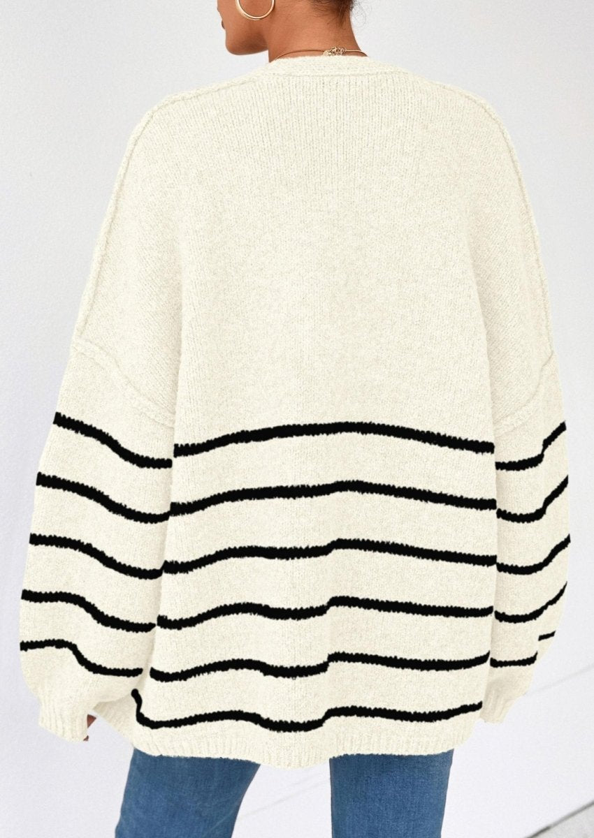 Aria | Oversized Knit Cardigan Sweater
