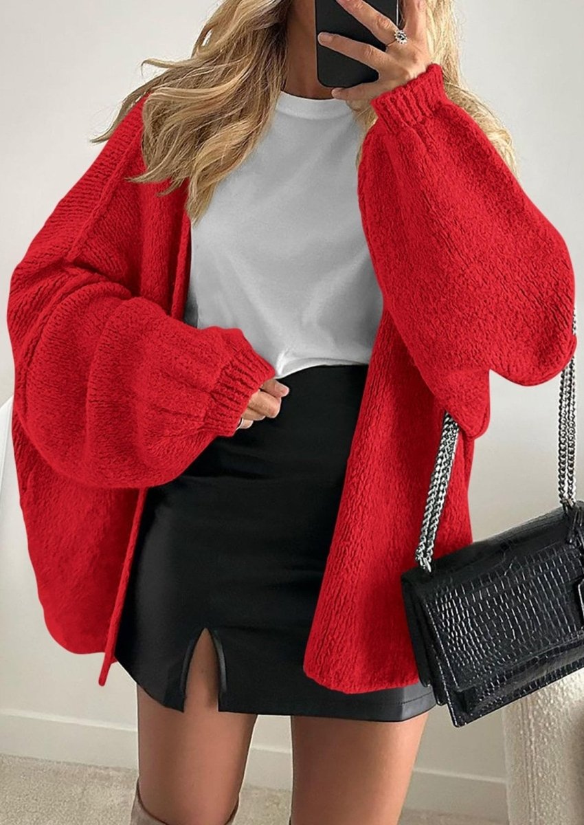 Aria | Oversized Knit Cardigan Sweater