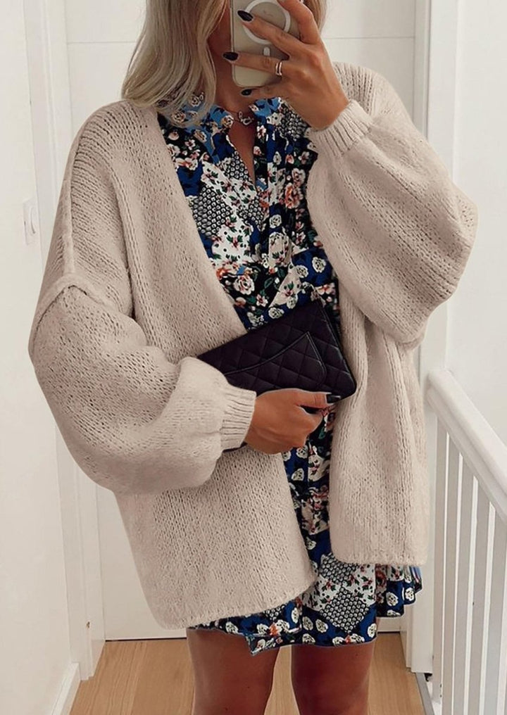 Aria | Oversized Knit Cardigan Sweater