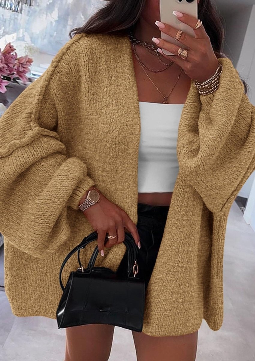 Aria | Oversized Knit Cardigan Sweater
