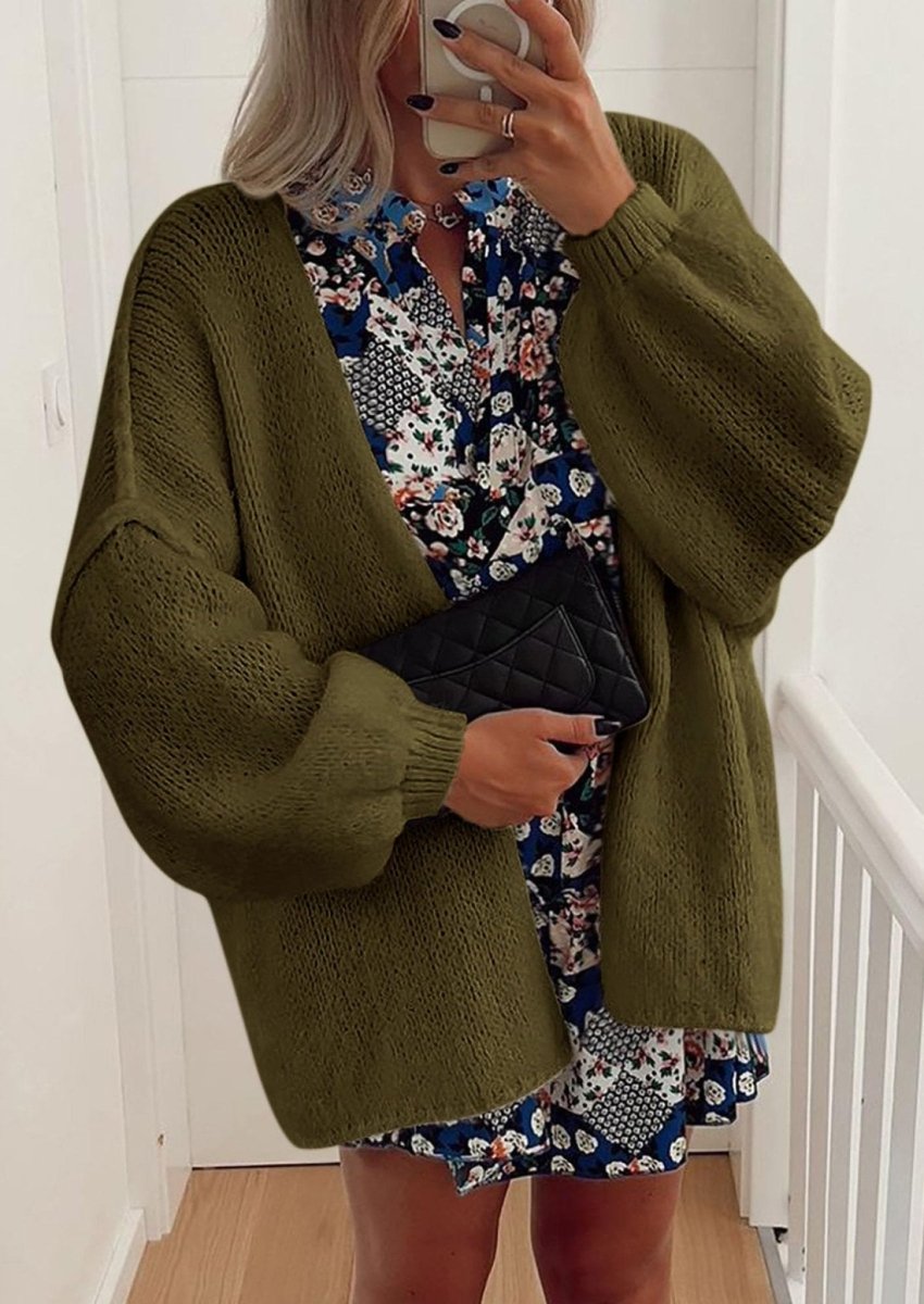 Aria | Oversized Knit Cardigan Sweater