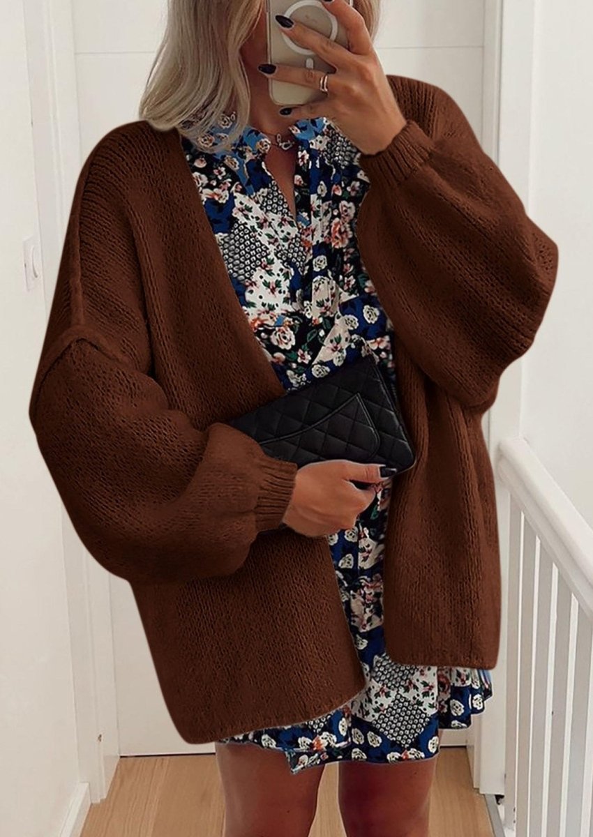 Aria | Oversized Knit Cardigan Sweater