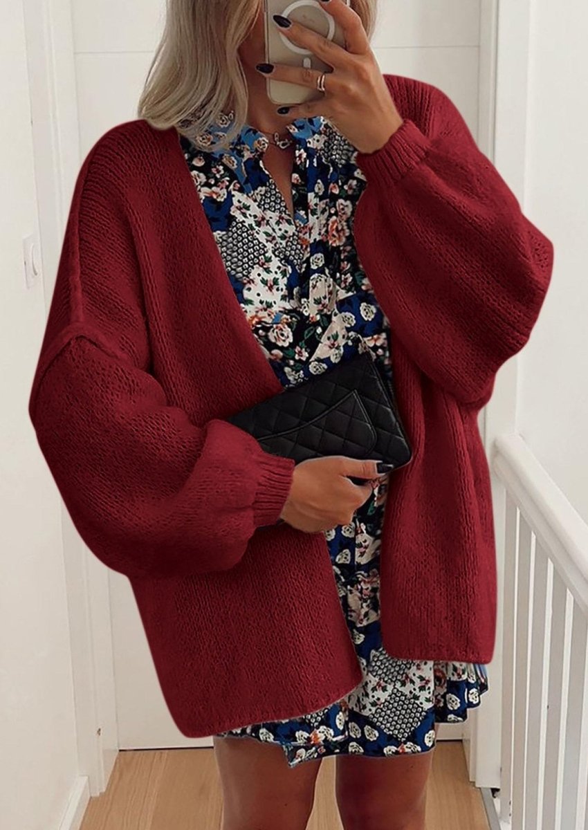 Aria | Oversized Knit Cardigan Sweater