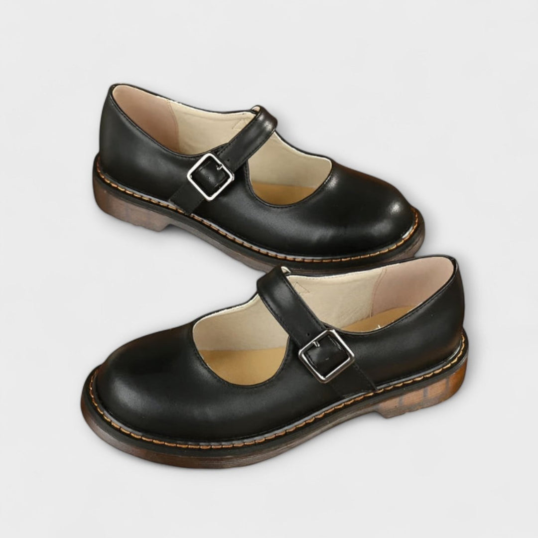 ASTRID | ELEGANT STTRAPPED LEATHER SHOES