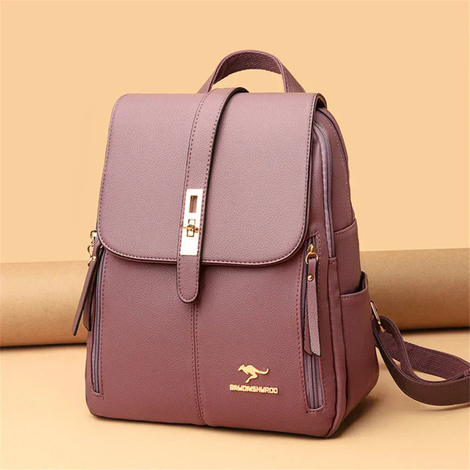 Elise | Leather Backpack