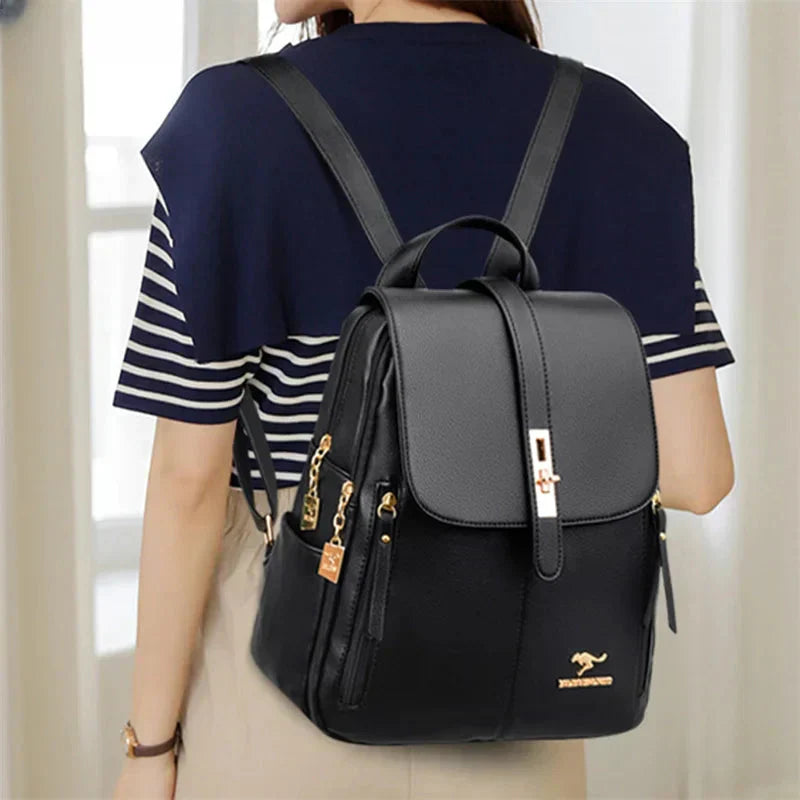 Elise | Leather Backpack
