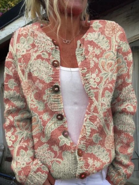 Avelyn | Vintage Flower Cardigan