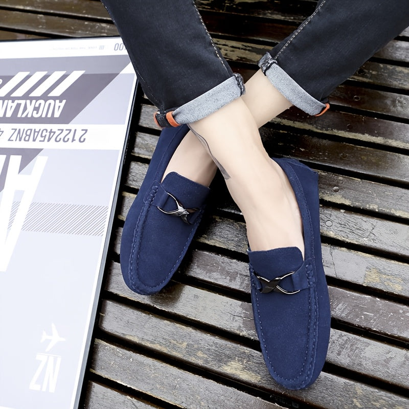 Callum | Cross Buckle Loafers